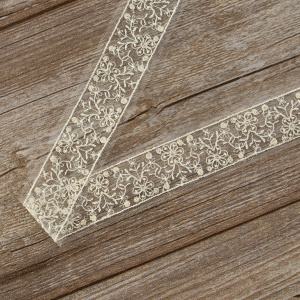 Кружево-вышивка на тюле, 20 мм. Арт 42274/58