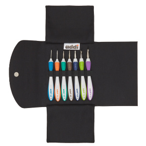 Набор крючков для вязания с эргономичной пластиковой ручкой addiSwing. Арт 640-2