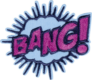 Термоаппликация "Bang". Арт 42776