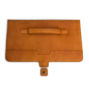 Крышка "Callie" для сумки с ручкой и пришивной кнопкой Whisky. Арт QB-4458/Whisky