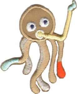 Термоаппликация HKM "Каракатица". Арт 32080/1SB