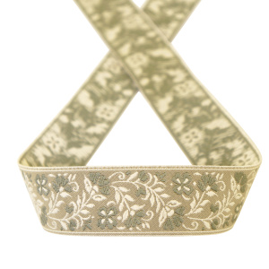 Лента из тканого жаккарда SAFISA, 25 мм, 15 м, цвет 03. Арт 9254-25мм-03