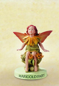 Фигурка декоративная, цветочный эльф "Ноготки". Арт 217279