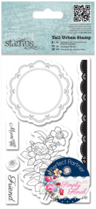 Набор штампов "Салфеточка с цветами" . Арт PMA907220