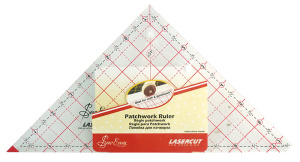 Линейка-треугольник с углом 90*, градация в дюймах, 7 1/2" x 7 7/8"  . Арт NL4204