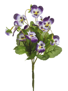 Ветка декоративная "Анютины глазки". Арт 204174-707