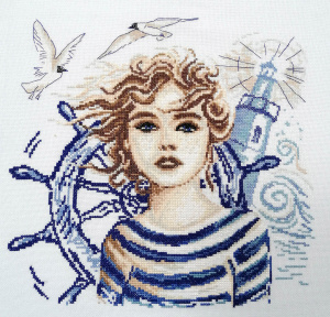 Набор для вышивания "Море в сердце". Арт 09.005.05