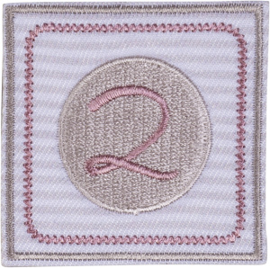 Термоаппликация "Цифра 2 розовая". Арт 42585