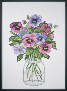 Набор для вышивания "Анютины глазки". Арт 70-1131