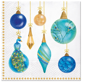 Салфетки трехслойные для декупажа, коллекция "Lunch"  PAW Decor Collection "Коллекция павлин". Арт SDL232700