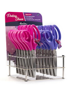 Ножницы фигурные "Зиг-заг", 20 см , 12 шт. в картонном прикассовом стенде. Арт B4828.1