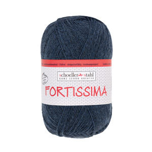 Пряжа Fortissima Socka 4-fach Uni, 75% шерсть, 25% полиамид, 420 м, 100 г. Арт 90038-2037