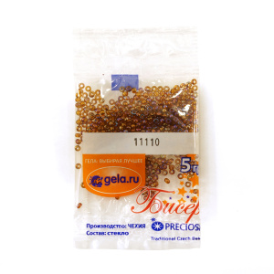 Бисер №10, 5 г., цвет 11110. Арт G 11110