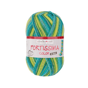 Пряжа Fortissima Color 6-fach , 75% шерсть, 25% полиамид, 410 м, 150 г. Арт 90008-0200