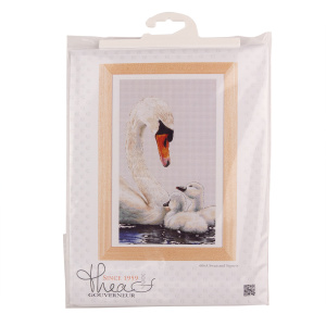 Набор для вышивания "Лебедь", канва Aida 16 ct. Арт 606A