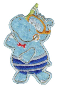 Термоаппликация HKM "Бегемотик". Арт 33682/1SB