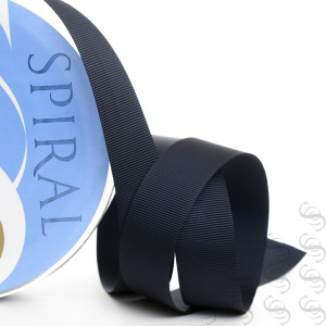 Лента репсовая SAFISA, 15 мм, 25 м, цвет 15, темно-синий. Арт 350-15мм-15             