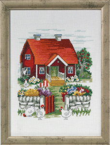 Набор для вышивания "Шведский домик". Арт 92-3125