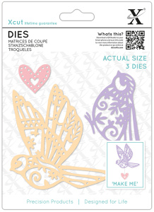 Набор ножей для вырубки "Птицы с узорами". Арт XCU504075