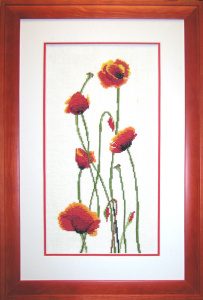 Набор для вышивания "Маки". Арт 91121