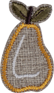 Термоаппликация HKM "Груша коричневая". Арт 42953