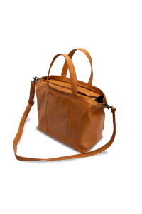 Сумка шоппер "Hiba w/zipper" Whisky. Арт QB-4701/Whisky