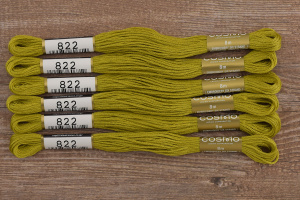 Мулине COSMO однотонный цвет  822       . Арт 25-6/822       