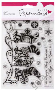 Набор прозрачных штампов "Рождественские чулки". Арт PMA907924               