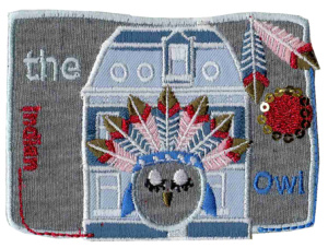 Термоаппликация HKM "The Indian Owl House Button". Арт 33288/1SB