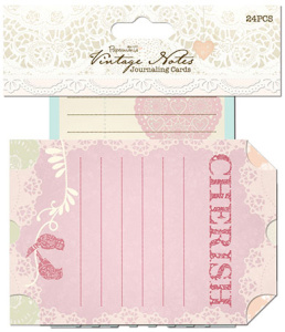 Набор высеченных элементов "Записки в альбом" Vintage Notes. Арт PMA157181               