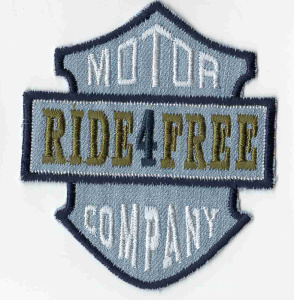 Термоаппликация HKM "Ride 4 Free". Арт 33833/1SB