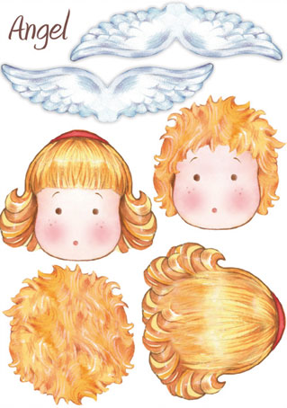 Лицо для изготовления кукол. Арт FLSS/ST27               