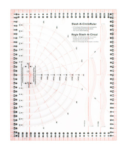 Линейка многофункциональная с прорезями для окружностей, 31 x 26 см. Арт NL4195                  