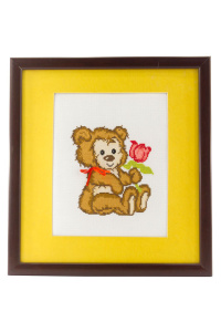 Вышитая картина "Мой нежный цветок". Арт Модель 01.024.04        