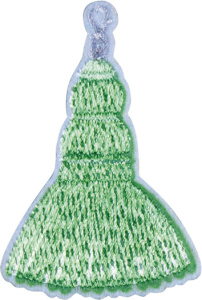 Термоаппликация "Кисточка зеленая". Арт 42985