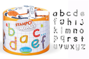 Набор детских штампиков из пенорезины "Алфавит". Арт 85119