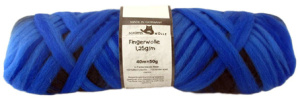 Ровница Fingerwolle, 100% шерсть, цвет мультиколорный, синие оттенки, 50 г, 40 м. Арт 998-1968