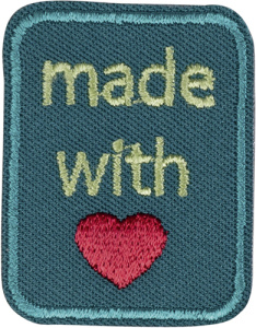 Термоаппликация "Сделано с любовью". Арт 42739