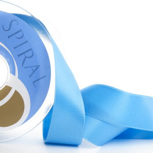 Лента атласная двусторонняя SAFISA, 25 мм, 25 м, цвет 16, бирюзовый. Арт 110-25мм-16             