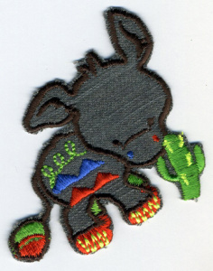 Термоаппликация HKM "Ослик и кактус". Арт 32506/1SB