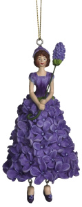 Фигурка декоративная, Blumenmädchen "Сирень". Арт 850370-700
