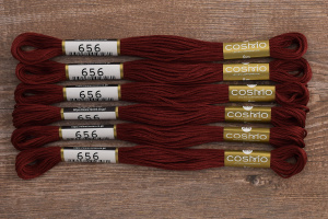 Мулине COSMO однотонный цвет  656       . Арт 25-6/656       