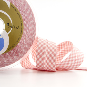 Косая бейка с рисунком SAFISA, арт.5400, 30 мм, 25 м, цвет 05. Арт 5400-30мм-05