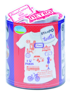 Набор текстильных штампов "Париж". Арт 05260