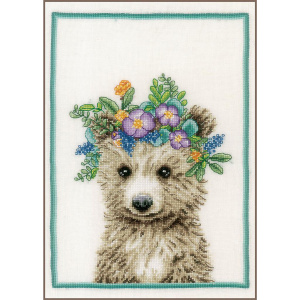 Набор для вышивания "Flower crown bear"  . Арт PN-0200867