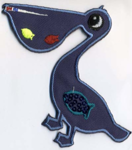 Термоаппликация HKM "Пеликан". Арт 32563/1SB