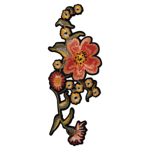 Термоаппликация "Цветок оранжево-желтый". Арт 39321