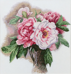 Набор для вышивания "Пионы" по картине П. Лонгпре. Арт 06.002.15               