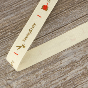 Лента хлопковая на картонной мини-катушке "Sewing Story". Арт VR15.012