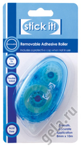 Съемная клейкая лента на диспенсере, STICK IT, 8 мм х 10 м. Арт STI5010                 